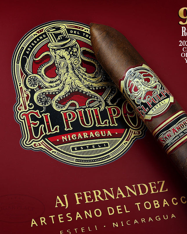 El Pulpo by Artesano Del Tobacco Belicoso Grande - 2023 #10 Cigar of the Year