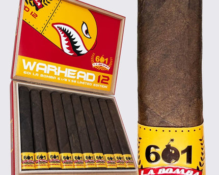 Espinosa 601 La Bomba Warhead 12 cigar and box