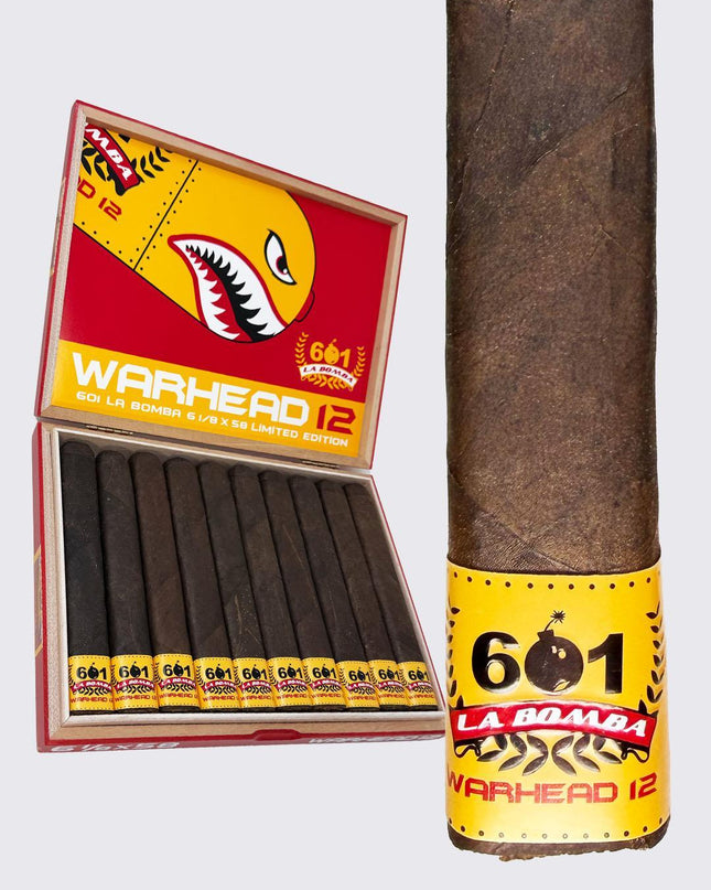 Espinosa 601 La Bomba Warhead 12 cigar and box